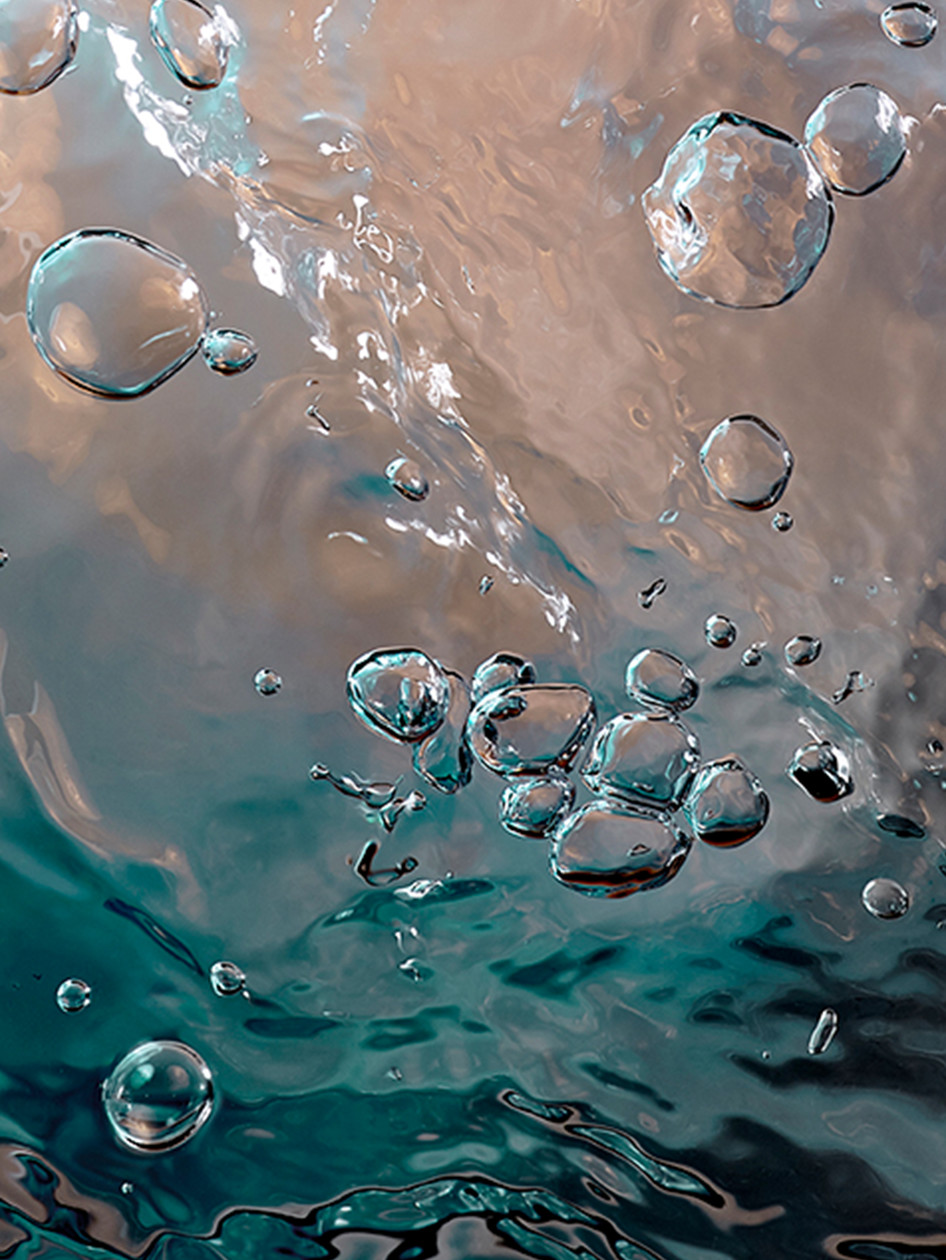 Coloured water